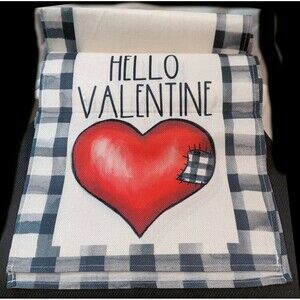 Valentine's Day Table / Floor Runner 9.7 ft. x 13 in. woven polyester